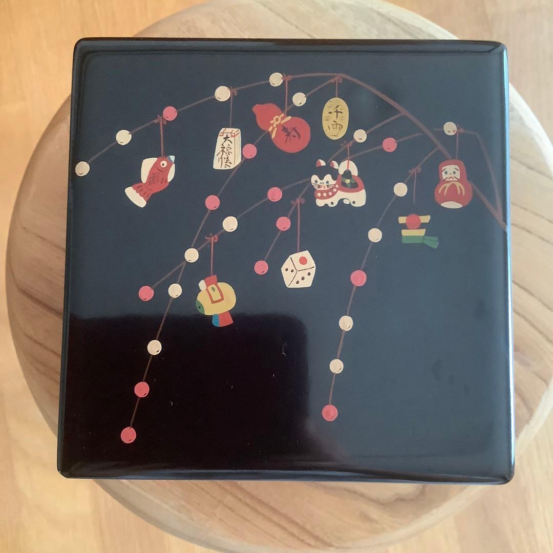 姫重箱　天然木　うるし塗装