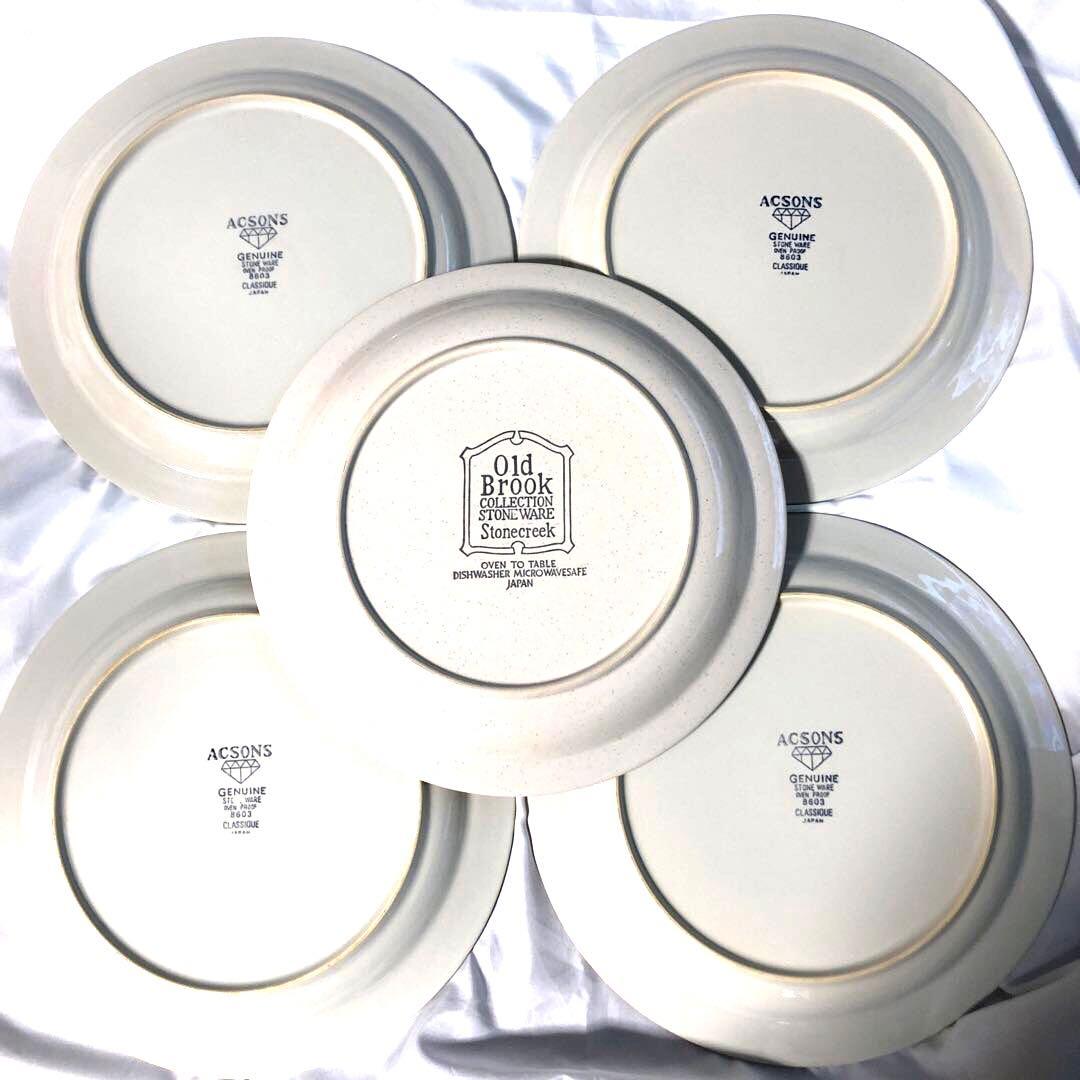 ACSONS OLDBROOK お皿 大皿 昔ながら製法 ストーンウェア - メルカリ