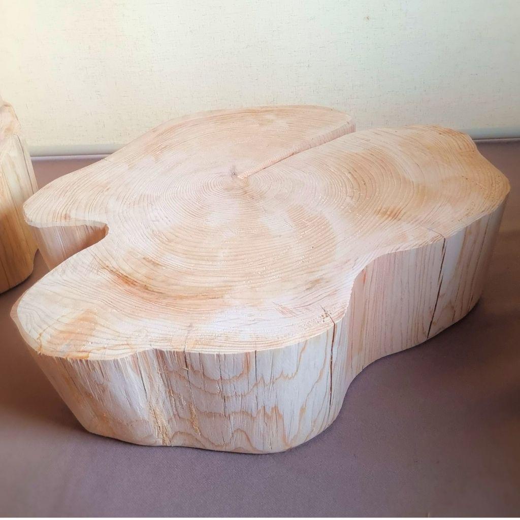 超特大 ひのき 天然アロマ 切株テーブル・無垢無塗装・オーガニック