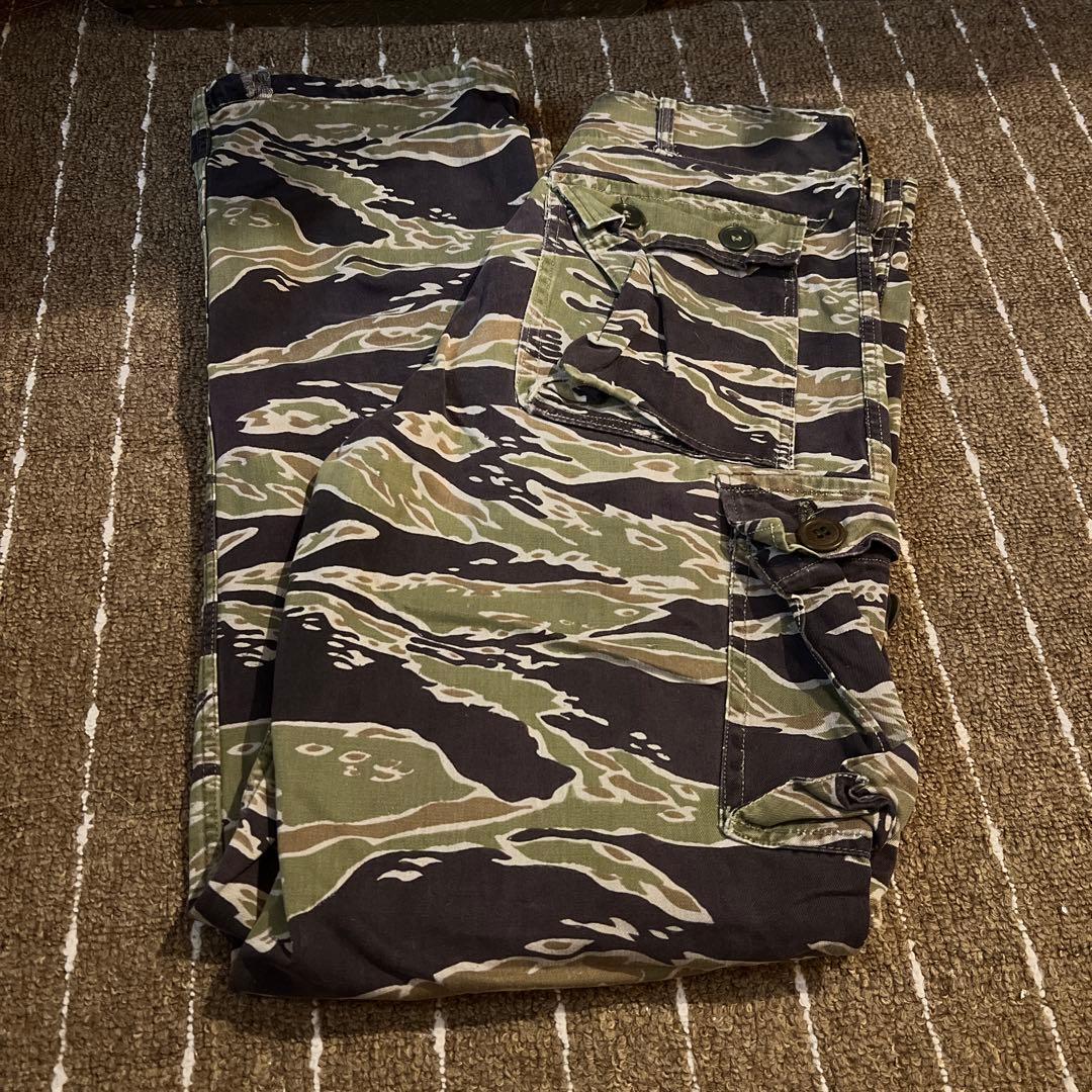 60S 実物　ベトナム戦　タイガーストライプ　パンツ　SOG 特殊部隊 タイガーストライプ de スペシャルフォース風味 [ベトナム戦争