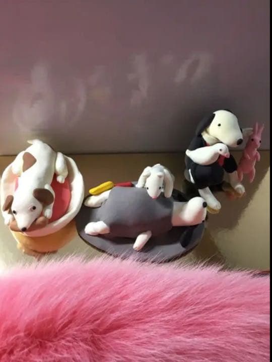 ️❤️️エンジェルクレイ「犬の手品師」粘土細工❤️新品未使用