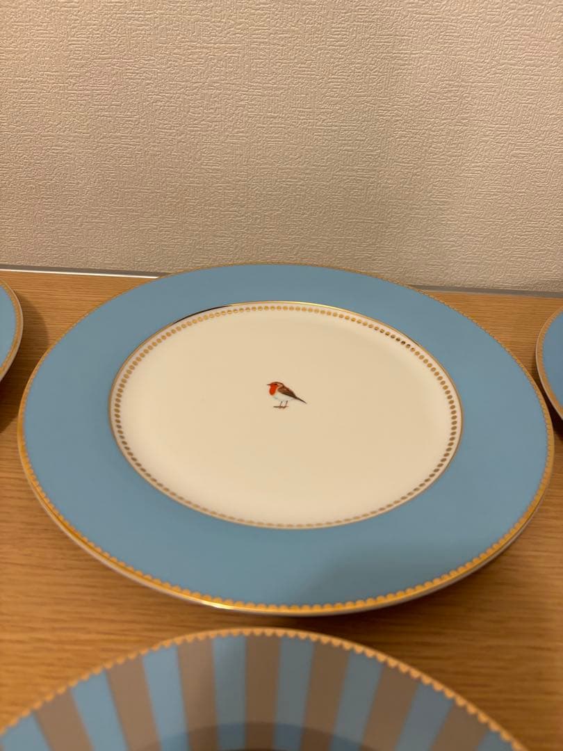 PiP Studio プレート3枚セット 小鳥 バード ピップスタジオ