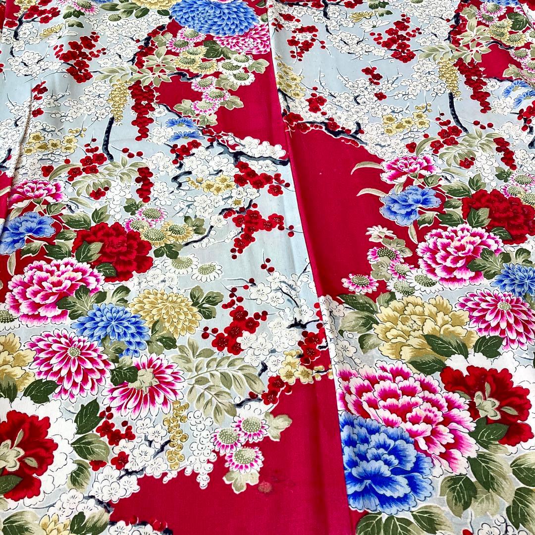 ★ ❤︎ ChoRi ❤︎です★アンティーク着物　ジュニア　大人　着物　NO1