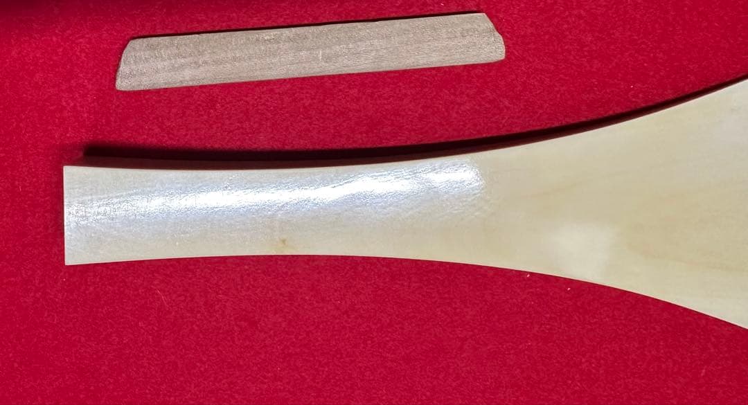 三味線撥43 107.7g 開き9.1 全長20.5 天然素材　美品