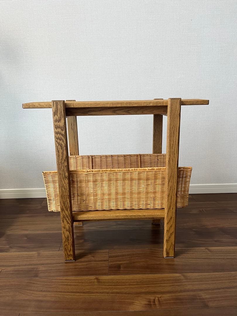 お値下げしました　モモナチュラル　momo natural ラタンサイドテーブル