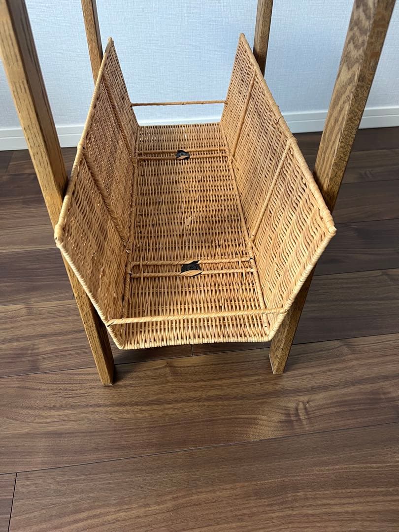 お値下げしました　モモナチュラル　momo natural ラタンサイドテーブル