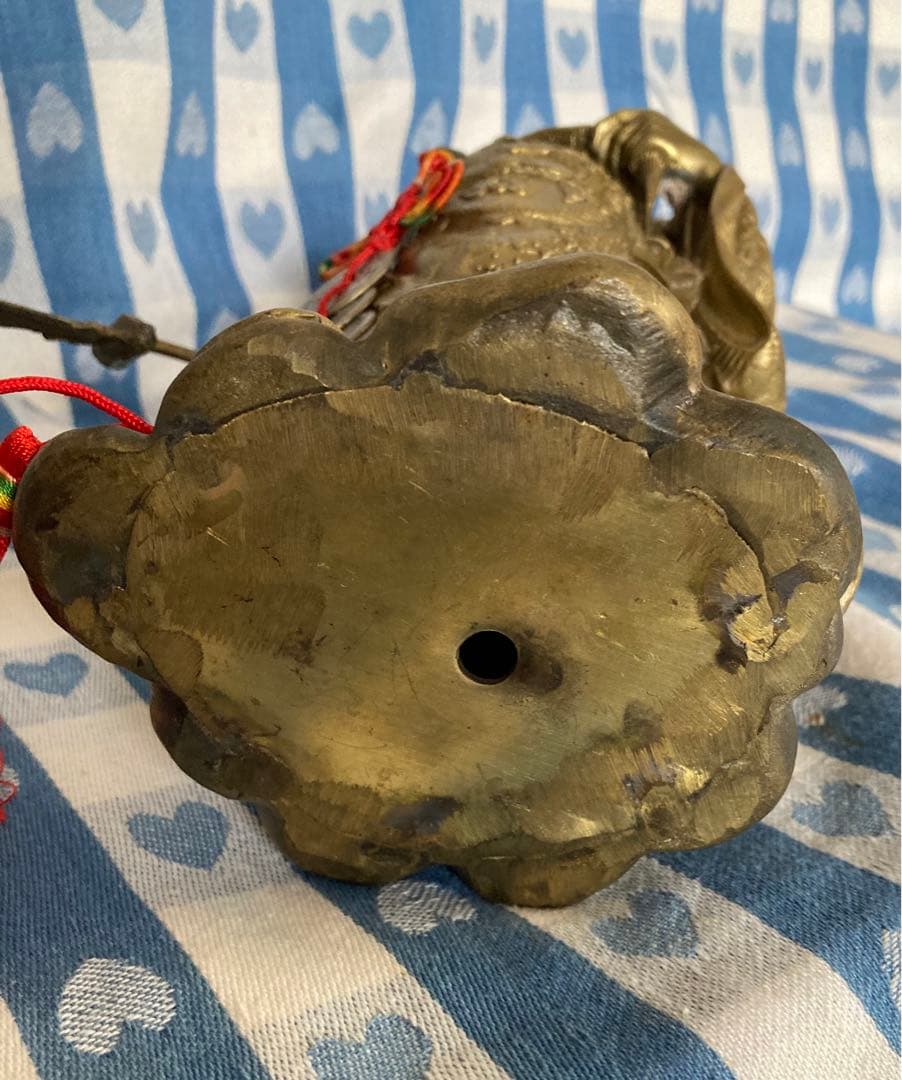 風水 関羽 立像 金属製 財運の神様 縁起物 置物 超希少アイテム