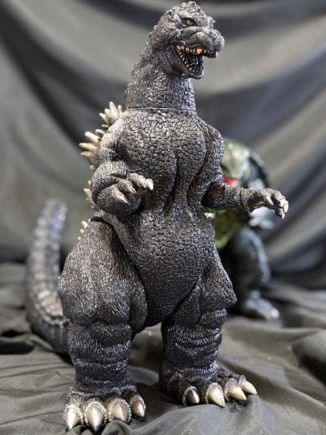 平成ゴジラ1991 ＆ガメラ1995 ビッグスケールソフビ（バンダイ）2体