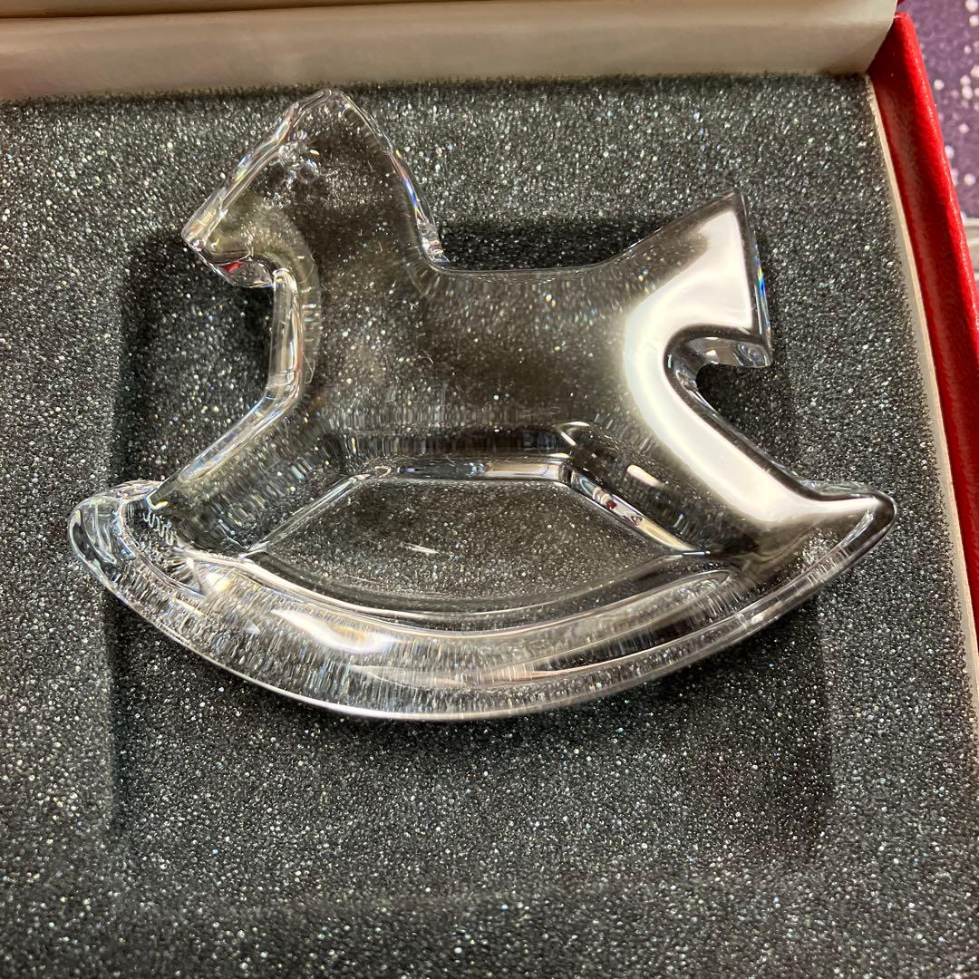 Baccarat バカラ 馬 ロッキングホース クリスタル 置き物