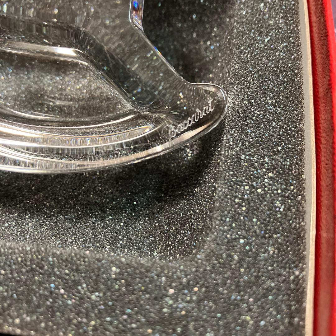 Baccarat バカラ 馬 ロッキングホース クリスタル 置き物