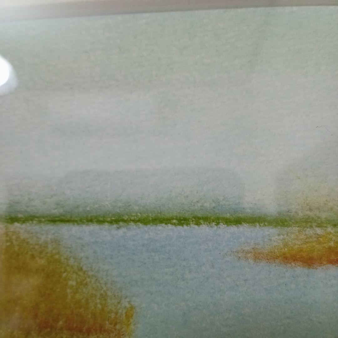 ❣最終価格❢ 絵画　日本画　風景画　魚釣り　額装額縁付き　増田力三