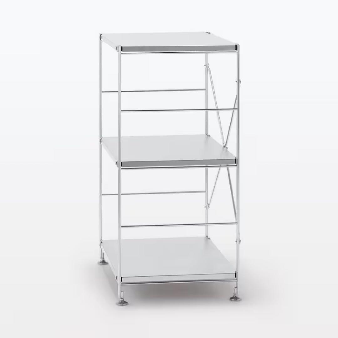 ステンレスユニットシェルフ　ステンレス棚セット　小　※商品説明に注意事項あり