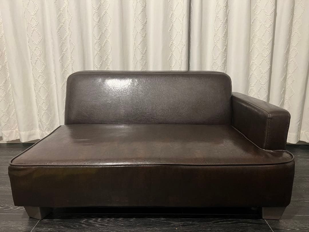 【早い者勝ち❗️】ヴィンテージ　ダークブラウン 2人掛けソファ　美品