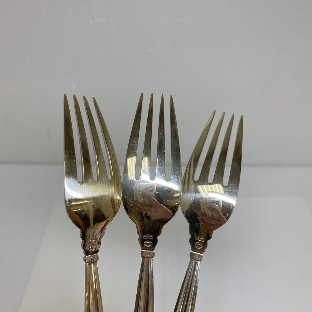 ジョージジェンセン　sterling ディナーフォーク6本　354g