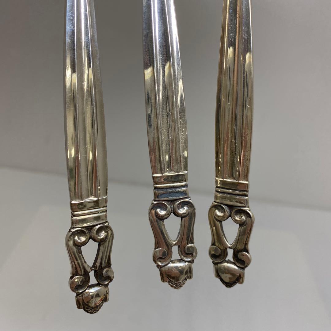 ジョージジェンセン　sterling ディナーフォーク6本　354g