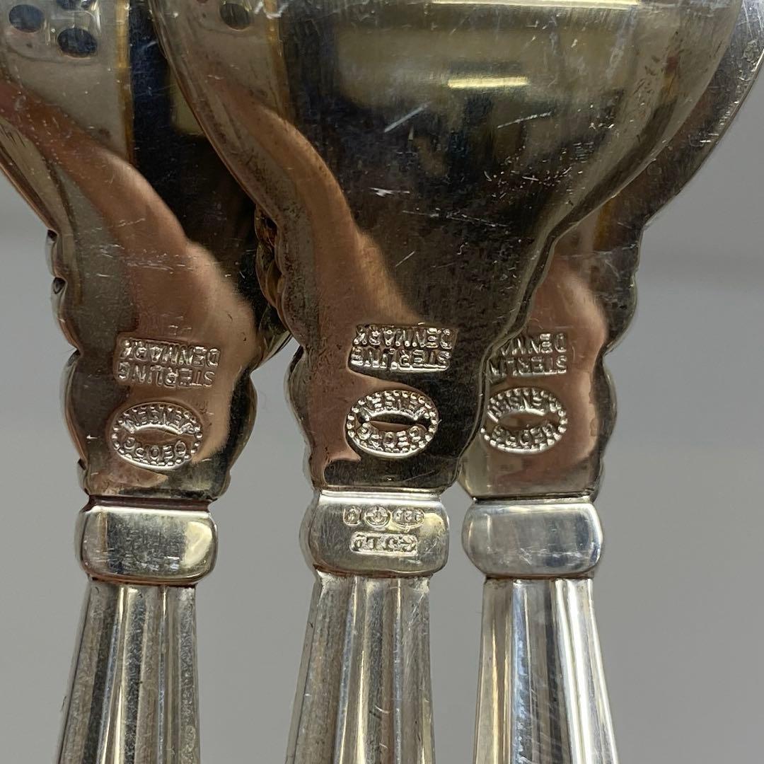 ジョージジェンセン　sterling ディナーフォーク6本　354g