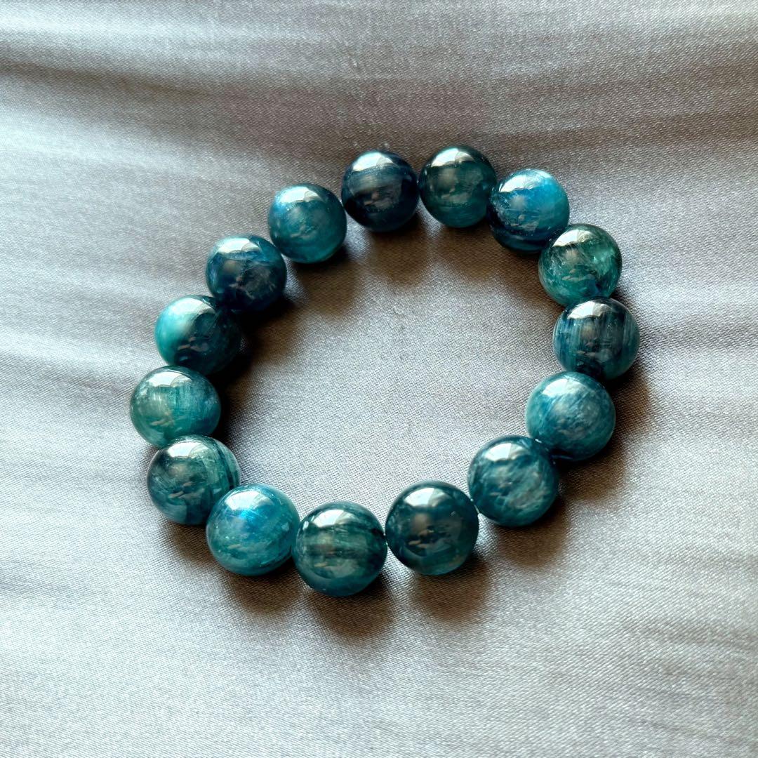 【希少•大玉•レア・天然無処理】最高品質グリーンカイヤナイト年始セール