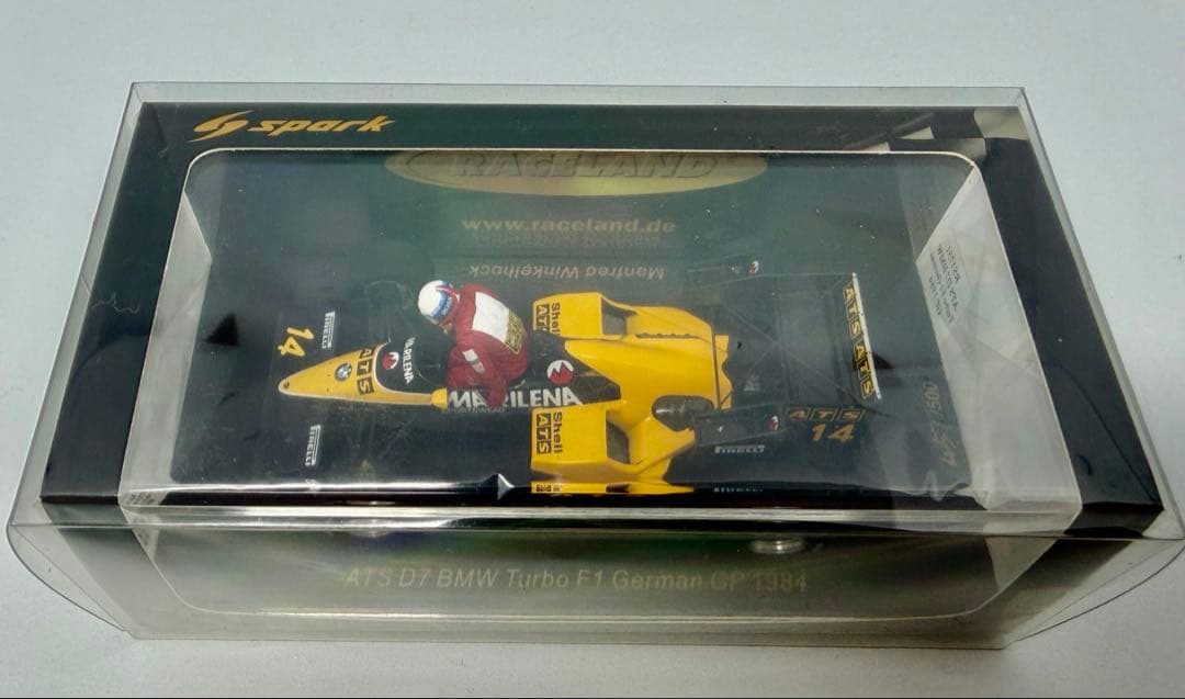 世界500台 スパーク 1⁄43 ATS D7BMWドイツGP 1984ミニカー 世界500台