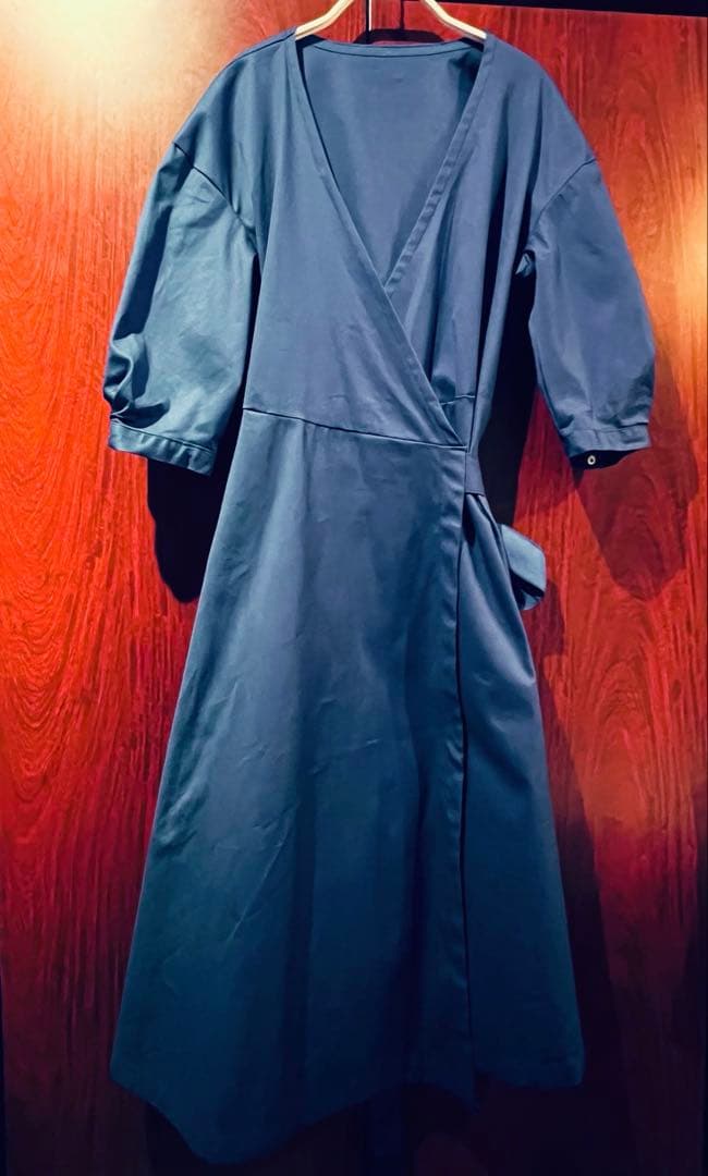 migiwa flower エプロンワンピース ワークドレス