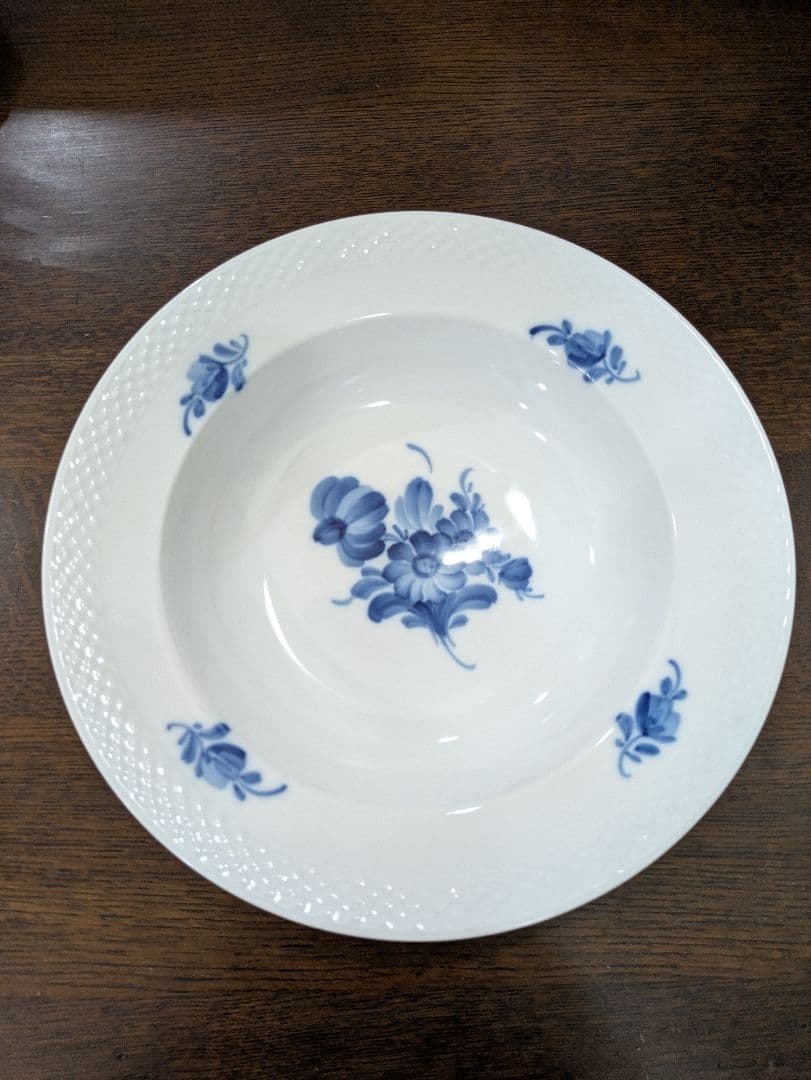 【未使用】ロイヤルコペンハーゲン　BIue Fluted Plain
