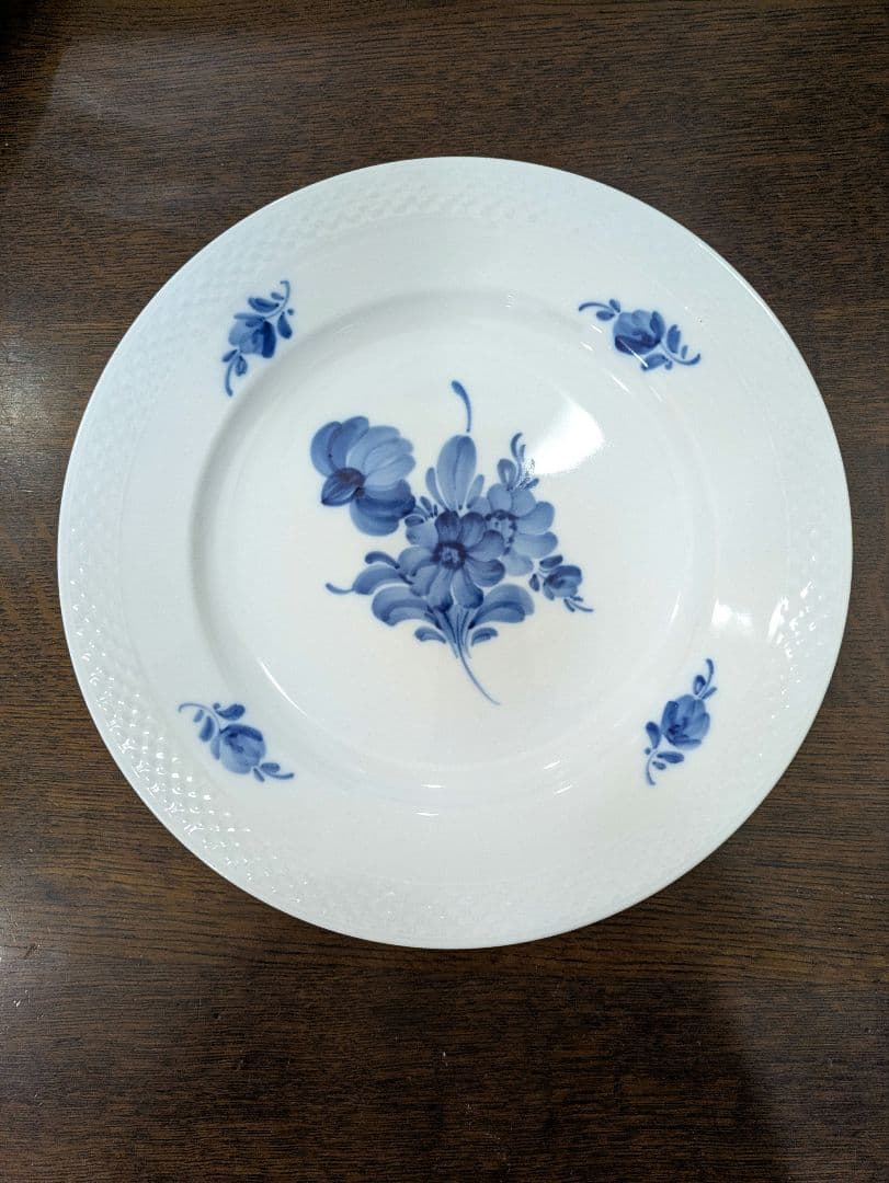 【未使用】ロイヤルコペンハーゲン　BIue Fluted Plain