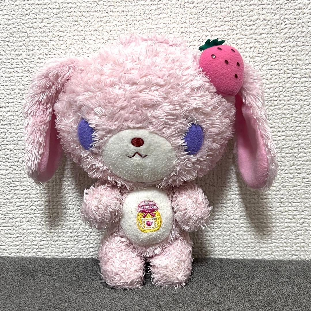 サンリオ シュガーバニーズ ストロベリーうさ ジャム刺繍 ぬいぐるみ