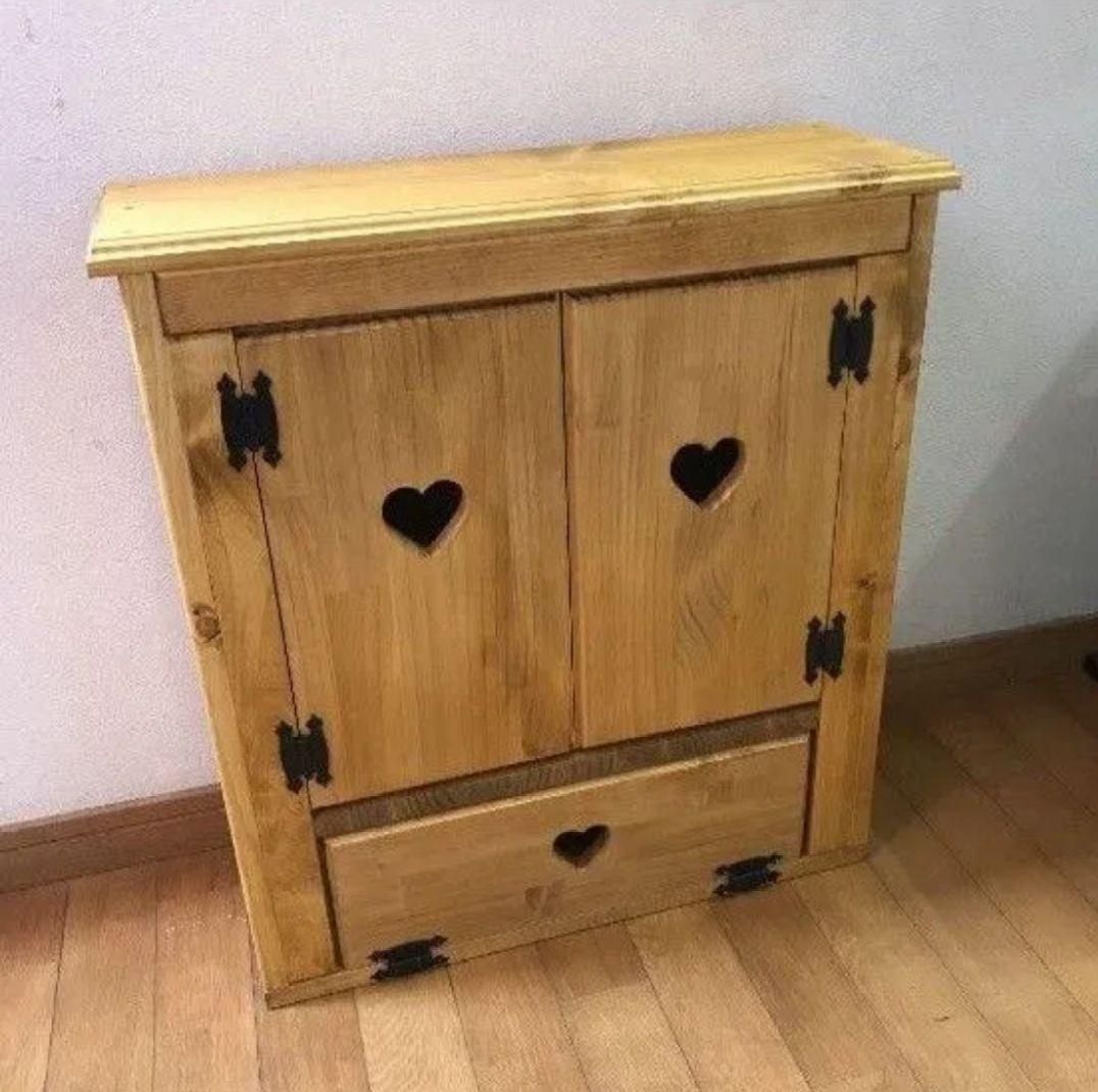 カントリーハート　アメリカンカントリー　木製キャビネット　カントリーハート家具