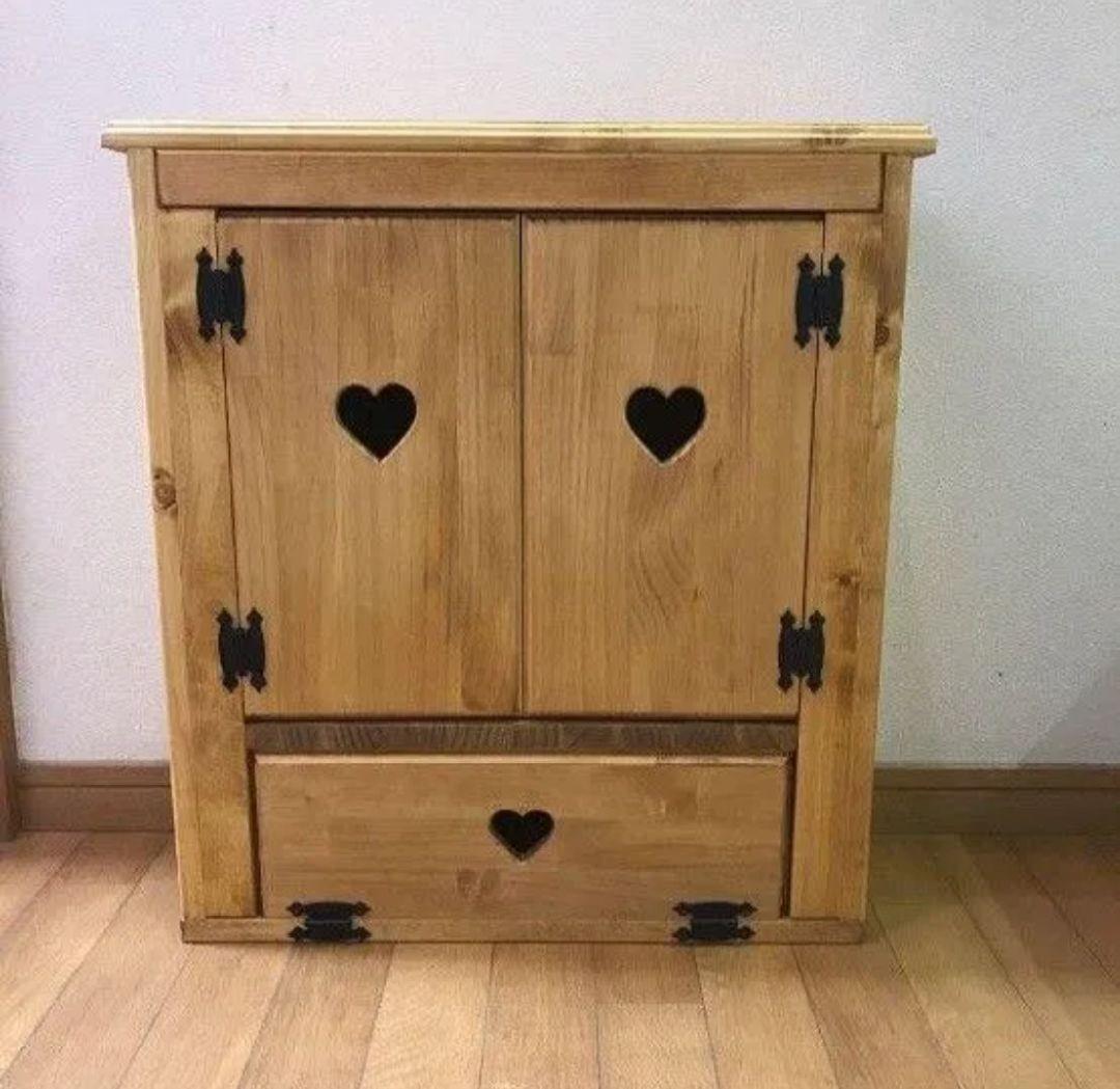 カントリーハート　アメリカンカントリー　木製キャビネット　カントリーハート家具