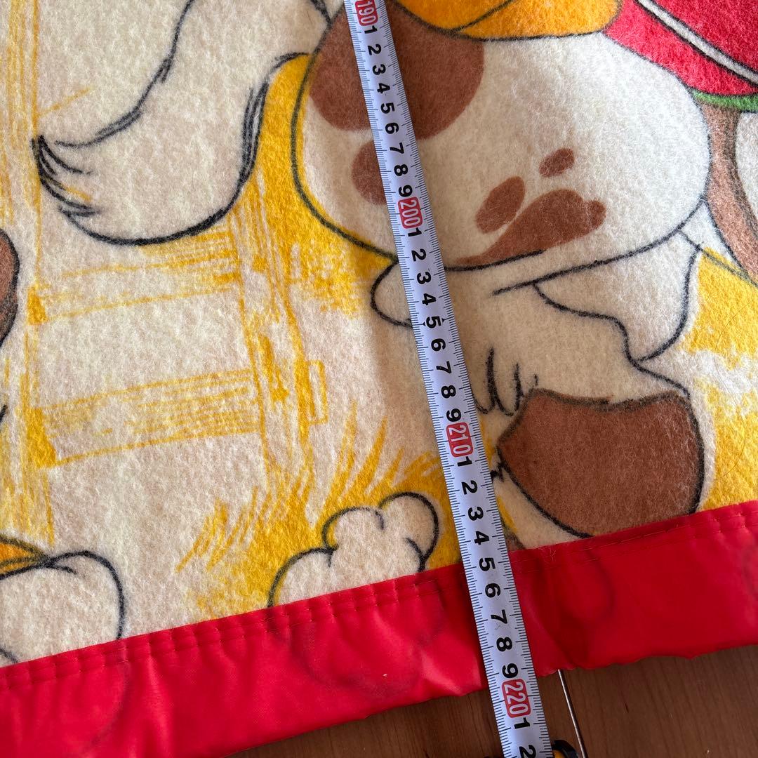 ディズニー ミッキーマウス 毛布 アメリカ ヴィンテージ USA製 80’s