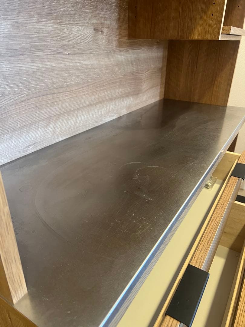 お値下げ【送料込み】unico ADDAY アディ キッチンボード 食器棚