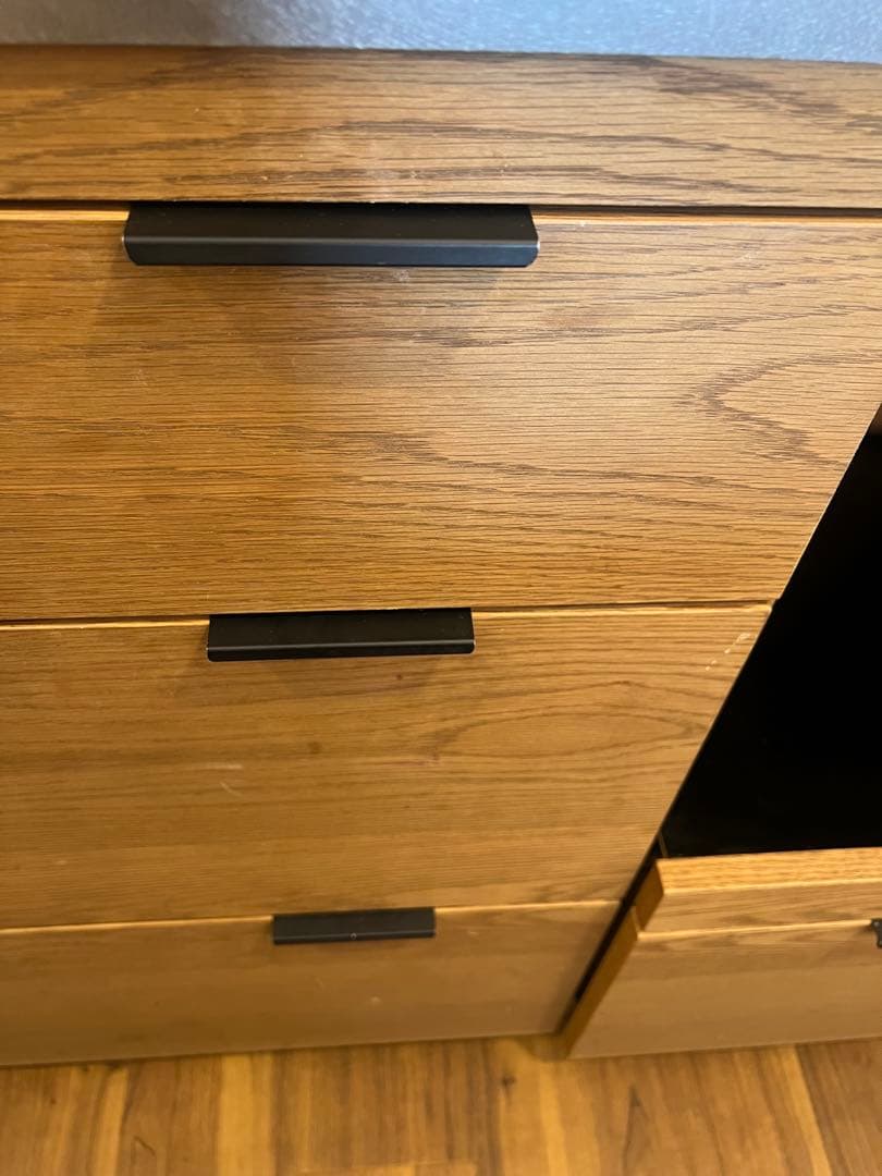 お値下げ【送料込み】unico ADDAY アディ キッチンボード 食器棚