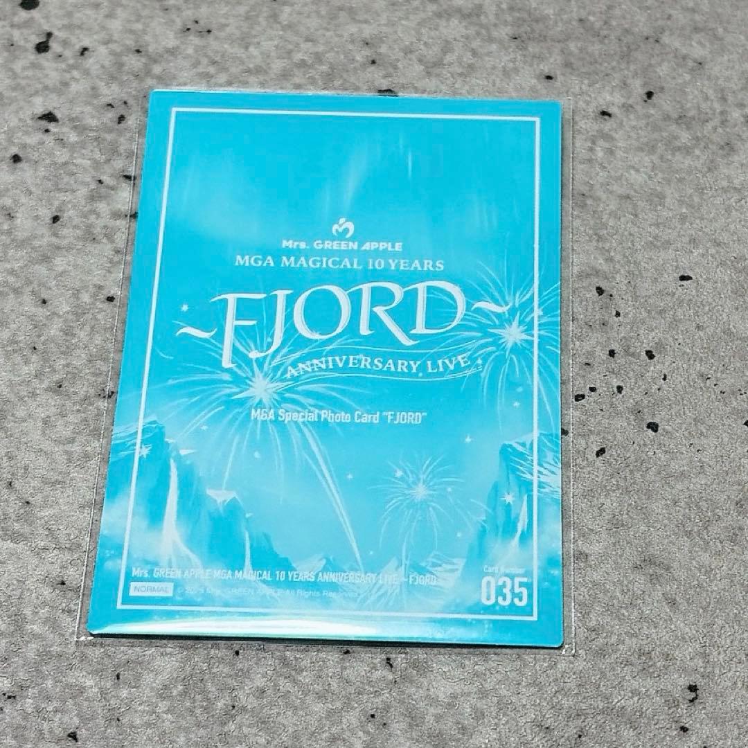 Mrs.GREEN APPLE~FJORD~フォトカード大森元貴＆若井滉斗035 - メルカリ