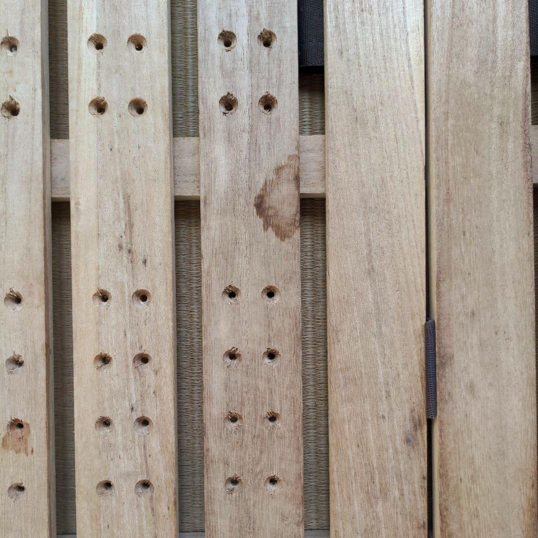 木製すのこベッド すのこマット　ダブルサイズ