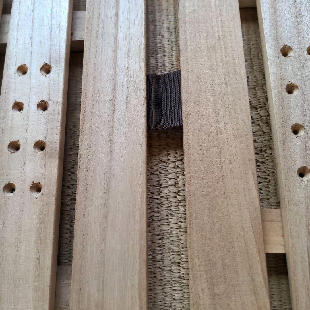 木製すのこベッド すのこマット　ダブルサイズ