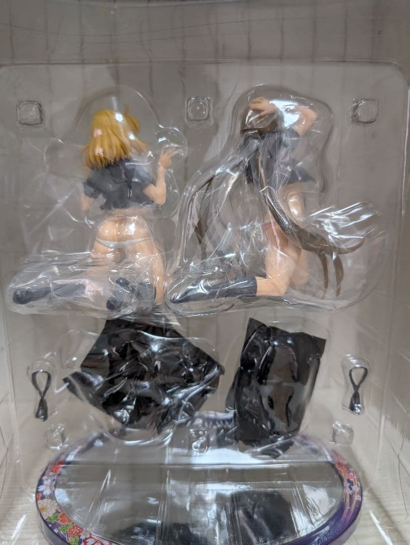 c*p様 【初版】フィギュア閃乱カグラ両備 両奈 素肌セーラー服Ver. セット