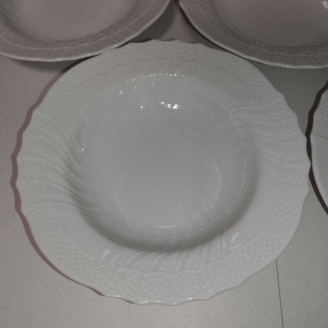 【未使用品】 リチャードジノリ ベッキオホワイト スープ皿 20cm ５枚セット