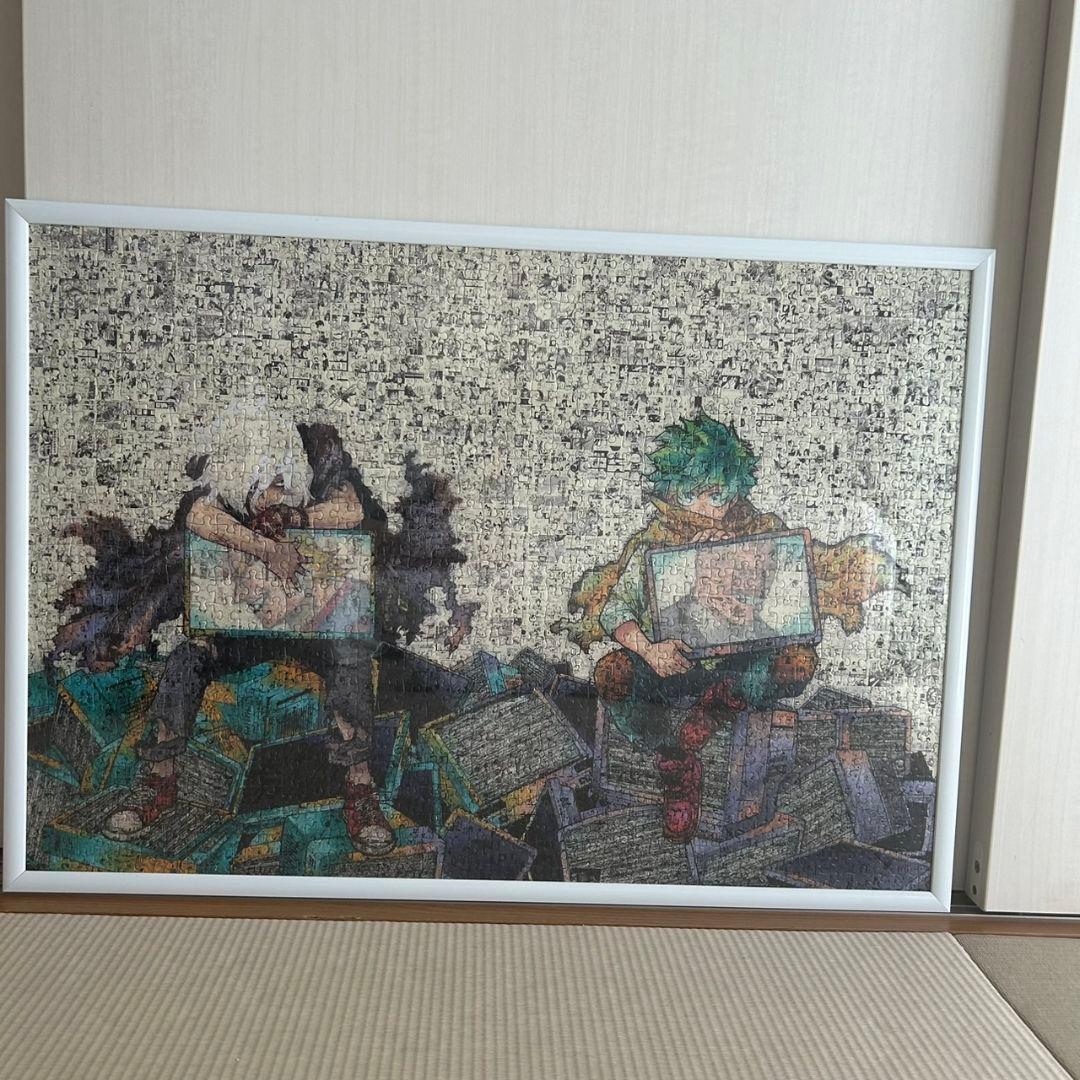 完成品 僕のヒーローアカデミア ヒロアカ展 モザイクアートパズル 1000