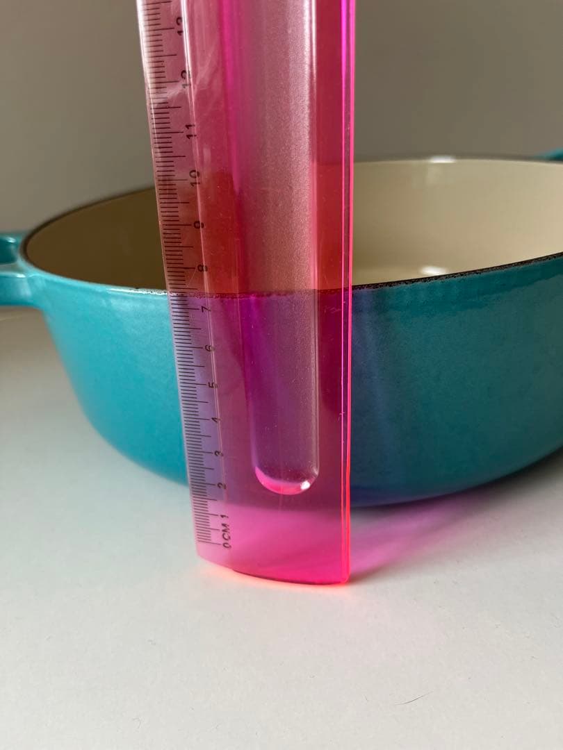 廃盤 限定色 ルクルーゼ ココットロンド 24cmジャポネーズ カリビアン