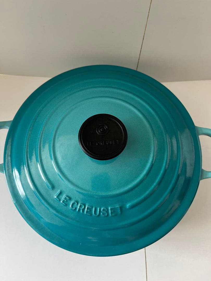 廃盤 限定色 ルクルーゼ ココットロンド 24cmジャポネーズ カリビアン