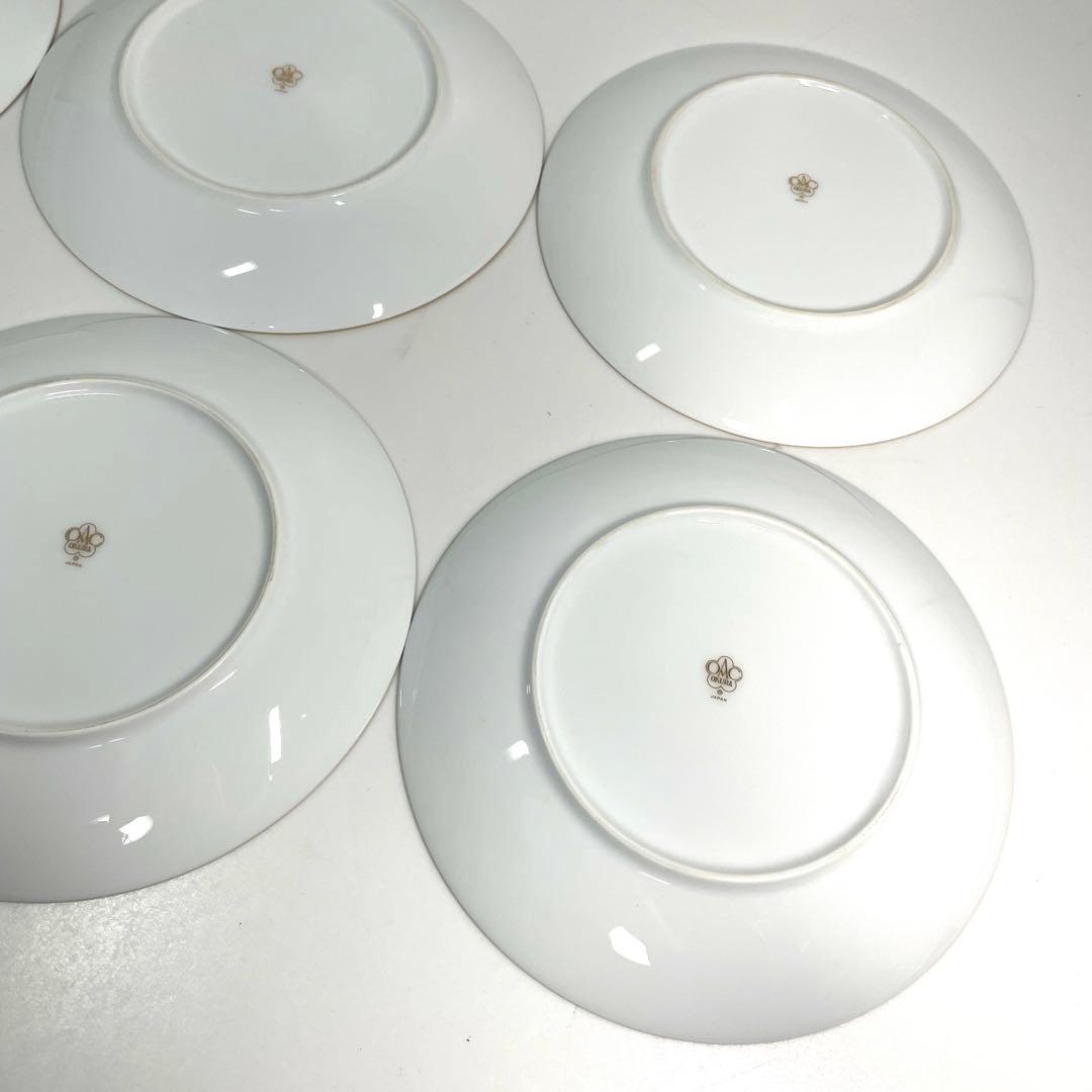 希少 大倉陶園 モンドリアン 廃盤品 プレート 19㎝ 6枚セット