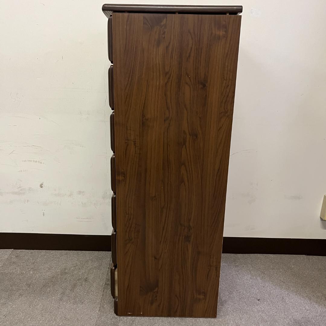 26 天然木 7段チェスト 整理タンス 箪笥 定価4.7万円 高さ約110cm