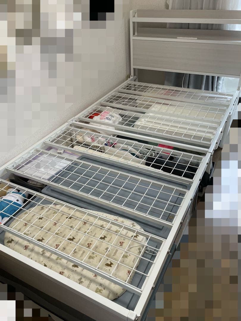 シングルベッドフレーム ホワイト