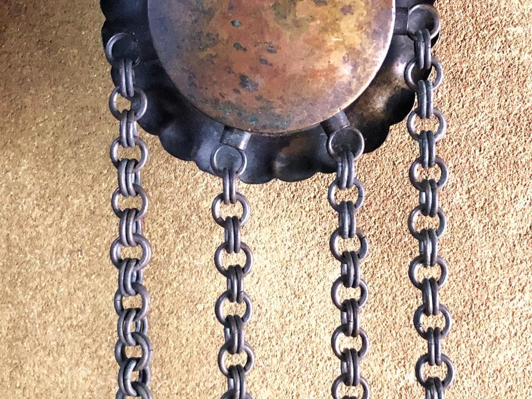 花角紋彫金連馬鈴 】 江戸時代 馬具装飾品