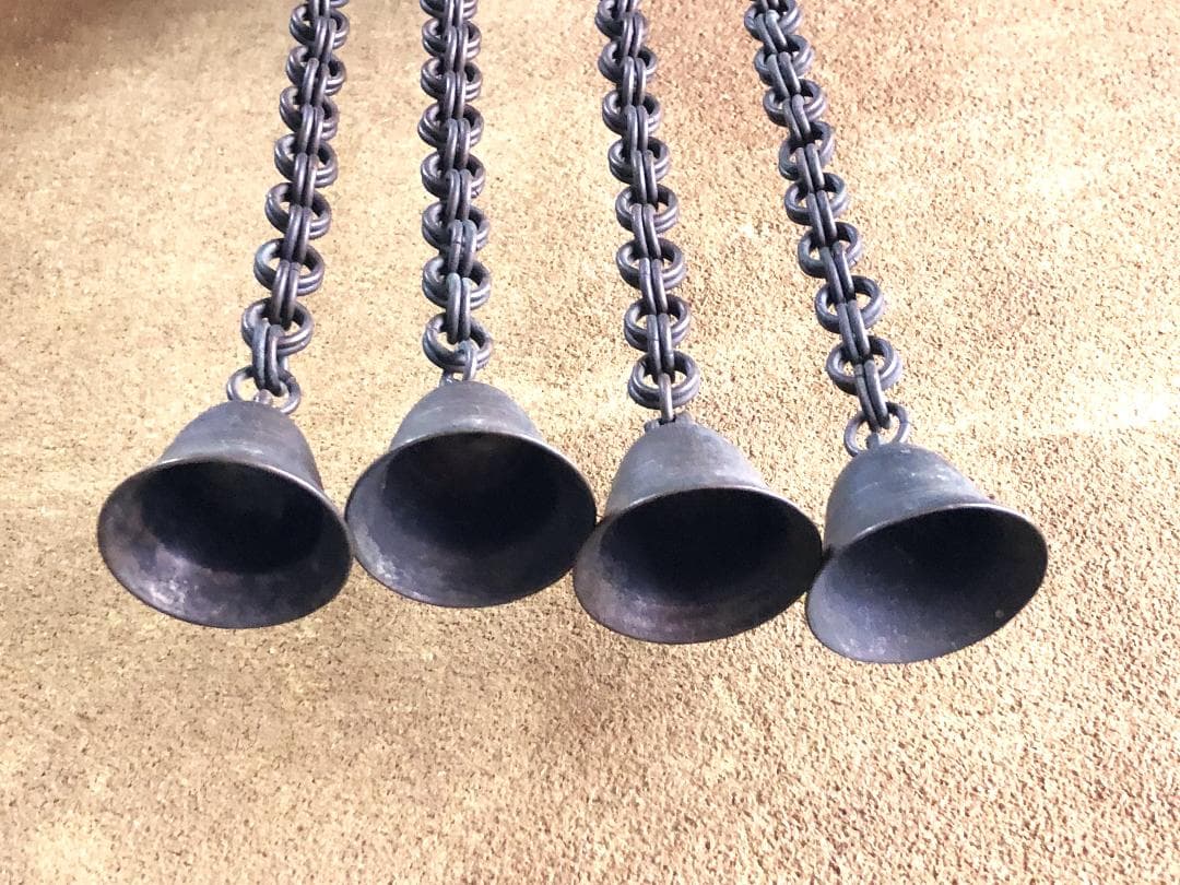 花角紋彫金連馬鈴 】 江戸時代 馬具装飾品