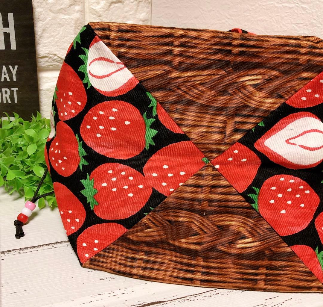 handmade＊2way⭐️CUBE❣️チワワキューブトート♡巾着袋お弁当袋⭐️