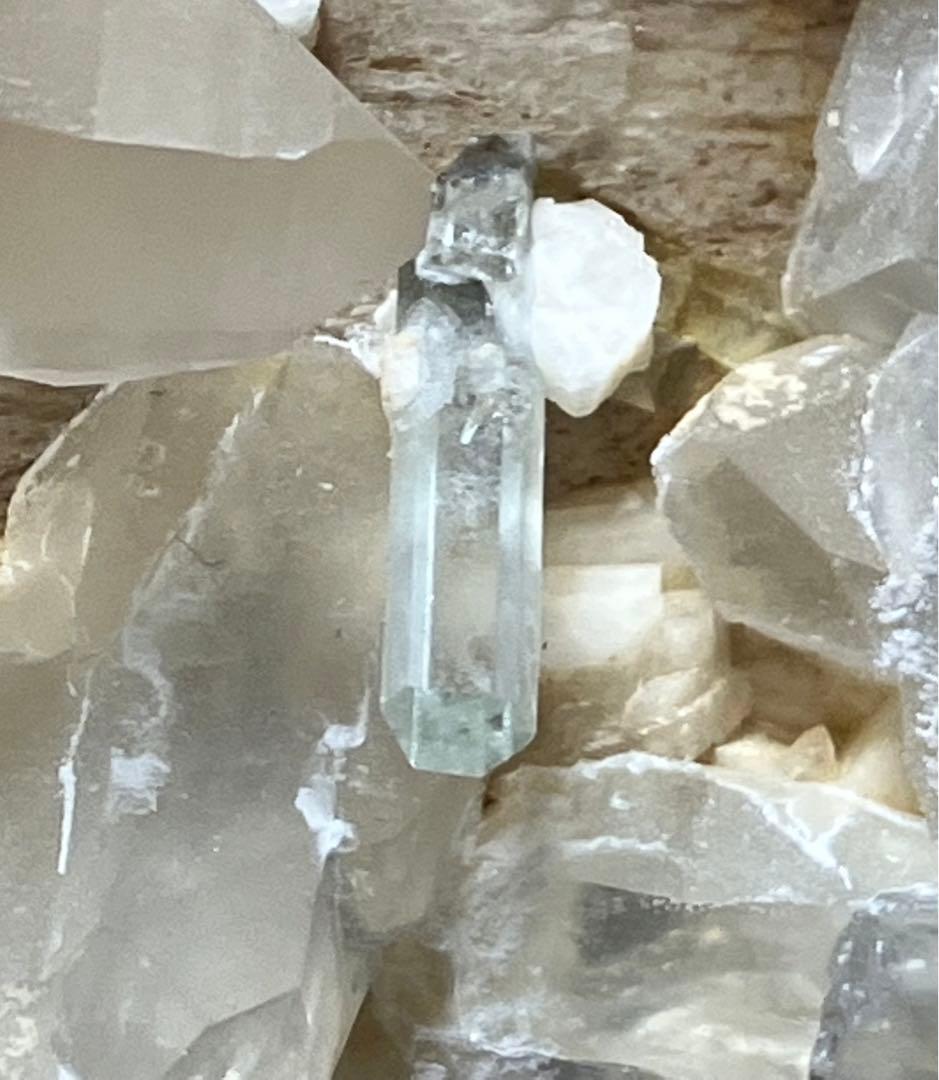 究極浄化 最強開運 御神体 超活性化 高波動 ヒマラヤ アクアマリン付き水晶金運