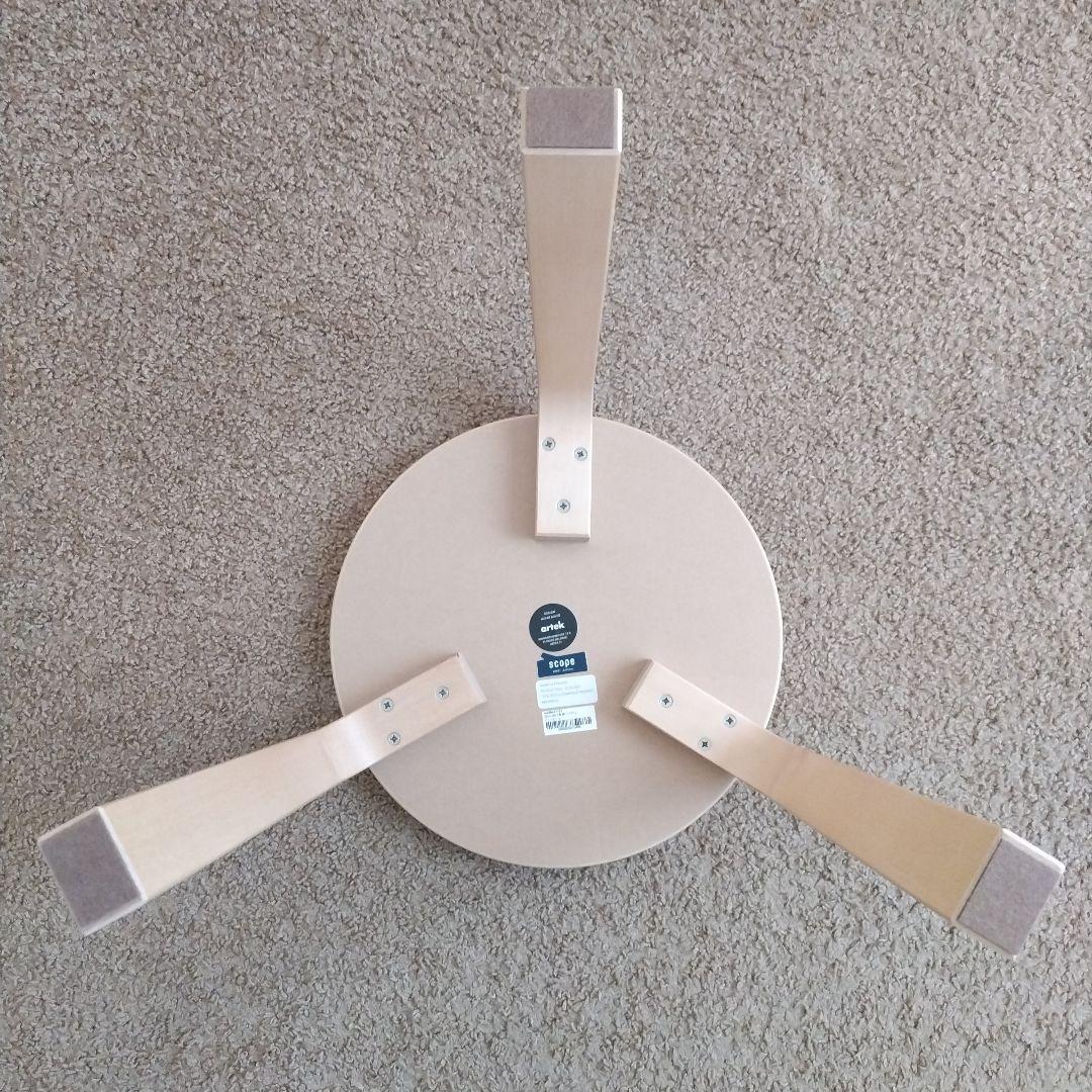 スコープ別注　アルテック スツール60 リノリウム 3本脚 ピューター