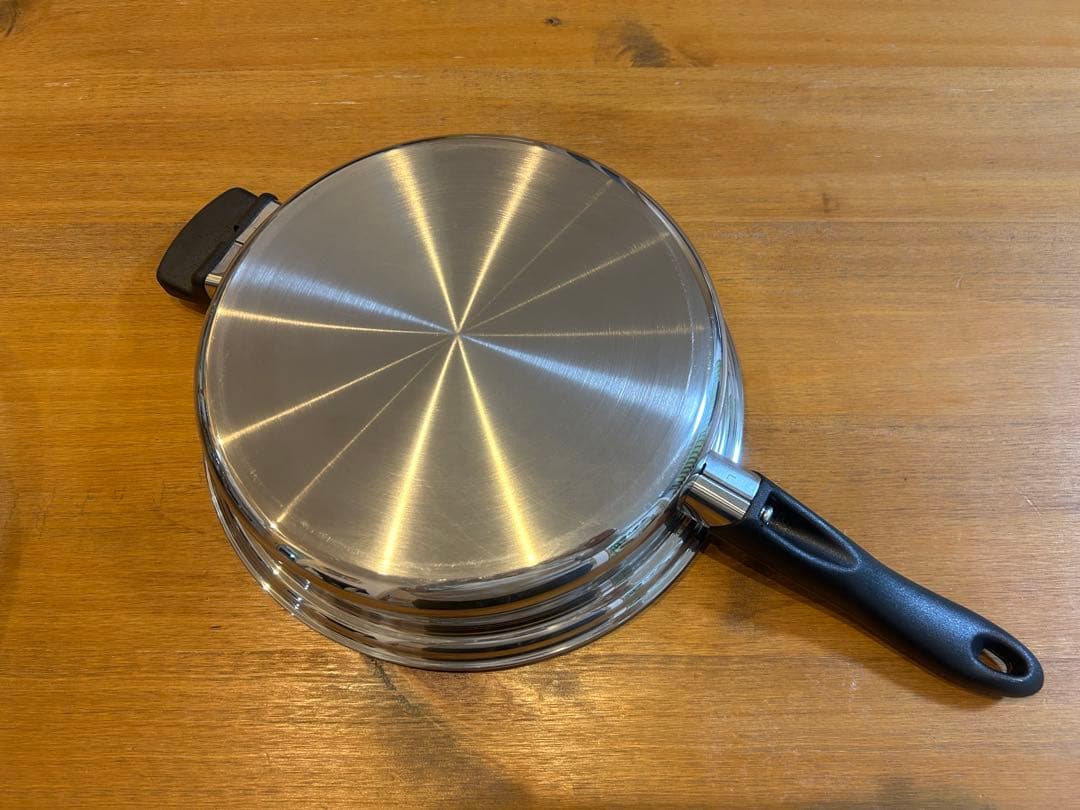 Amway アムウェイ クィーン　大フライパン　ステンレス　IH・ガス火対応