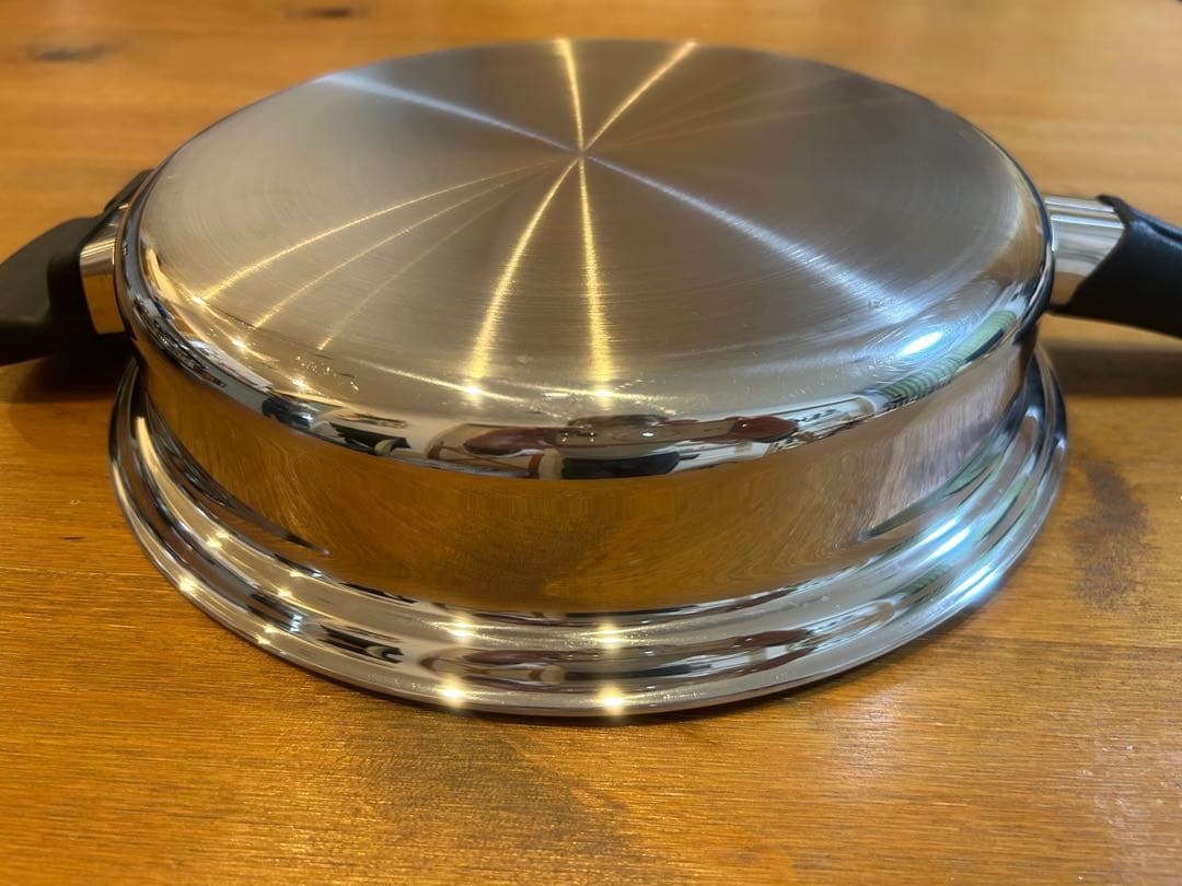 Amway アムウェイ クィーン　大フライパン　ステンレス　IH・ガス火対応