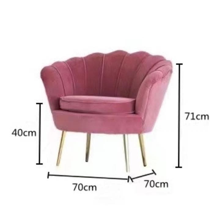 大人気　ピンク　ソファー椅子　一人掛けソファ　カラー　ふわふわ